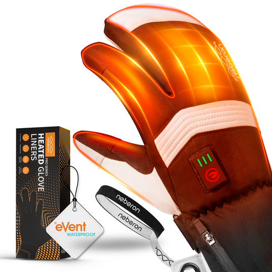 Neberon Pro Three-finger Heated Gloves with eVent® Waterproof Technology