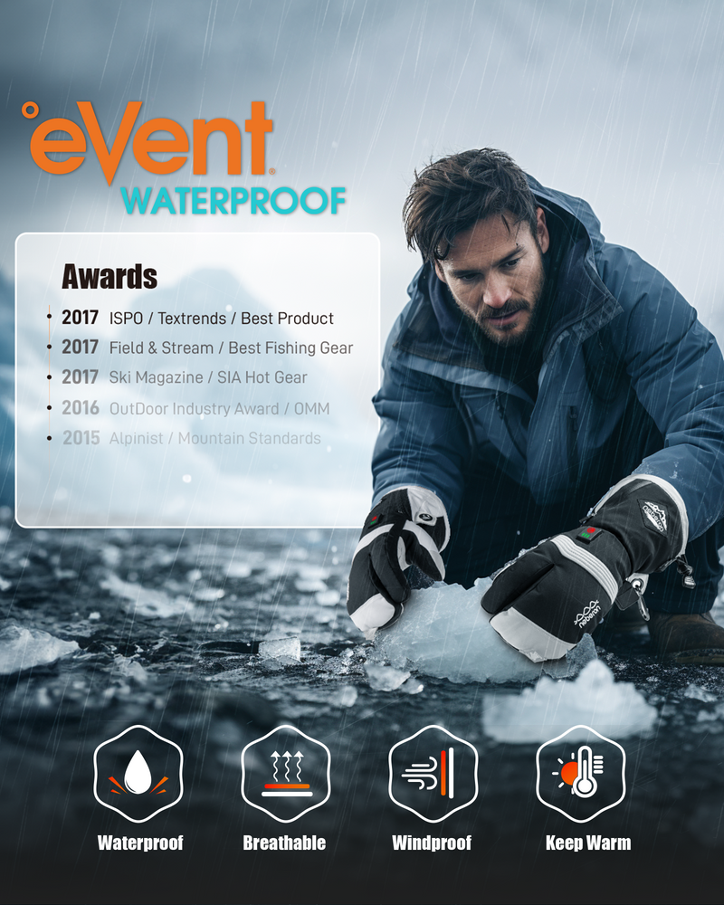 Load image into Gallery viewer, Neberon Pro Three-finger Heated Gloves with eVent® Waterproof Technology
