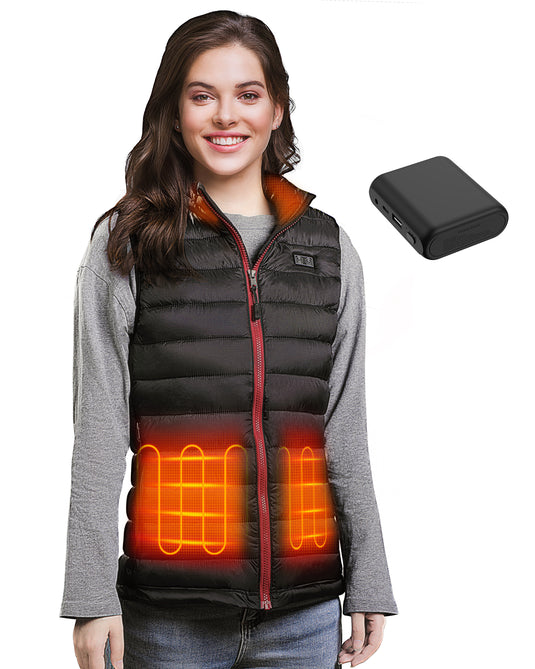 Neberon Heated Vest for Women with Battery Pack Rechargeable