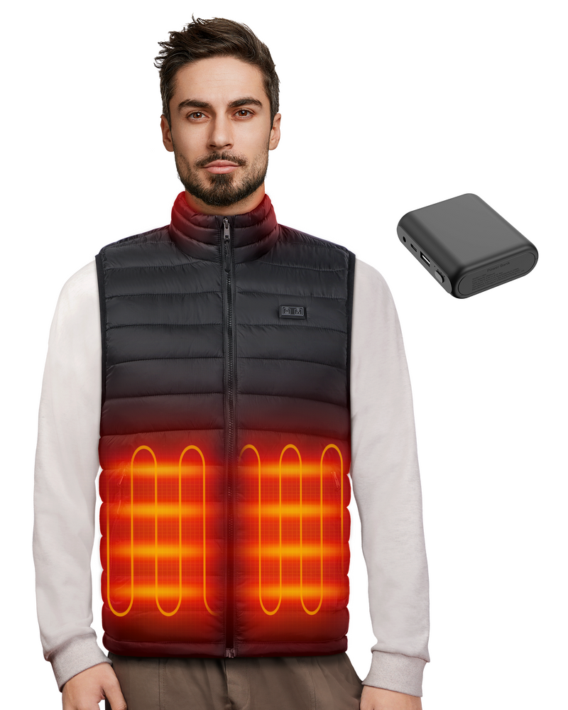 Load image into Gallery viewer, Neberon Heated Vest for Men with Battery Pack Rechargeable

