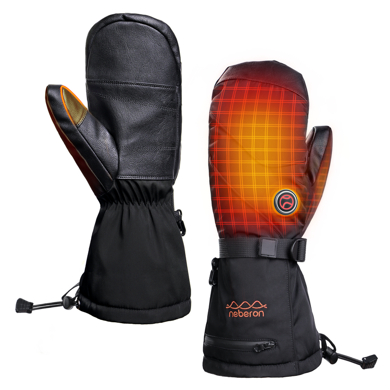 Load image into Gallery viewer, Neberon Rechargeable Electric Battery Heated Mittens

